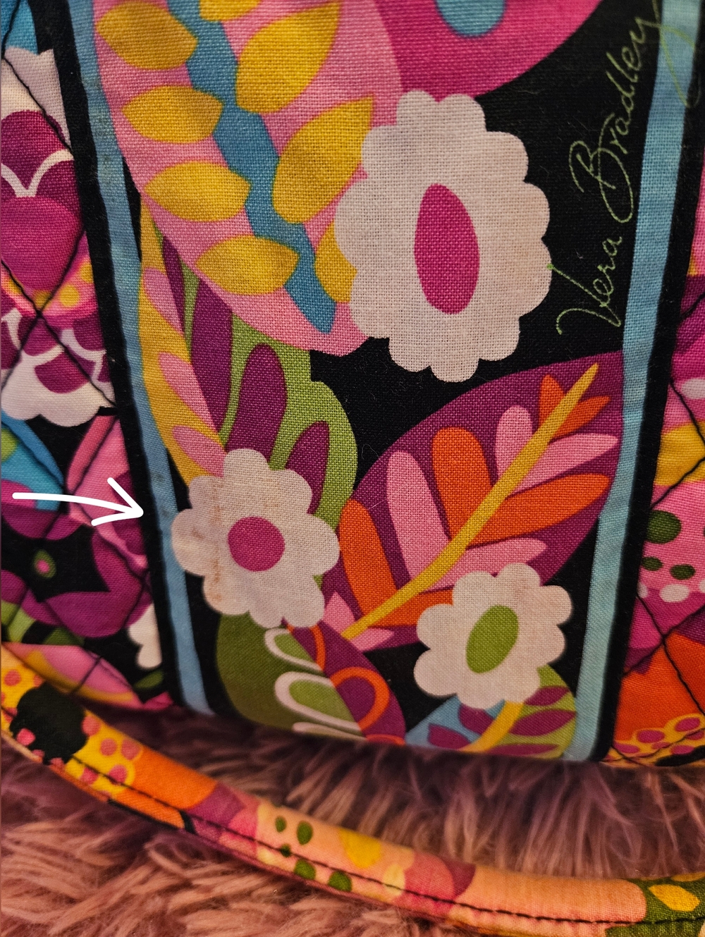Retired✨️Vera Bradley "Va Va Bloom" Quilted Tote - Picture 2 of 13